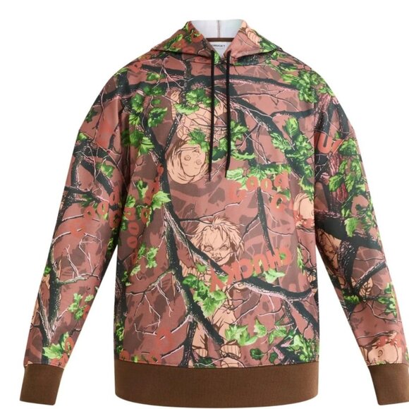 Chucky Camo Fleece Hoodie Sweatshirt MEN’S SIZE S HALLOWEEN NEW - Picture 1 of 6